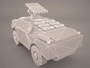 3d russian armoured vehicles 3D Model