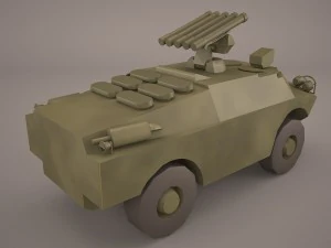 3d russian armoured vehicles 3D Model