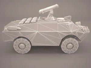 3d russian armoured vehicles 3D Model