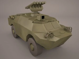 3d russian armoured vehicles 3D Model