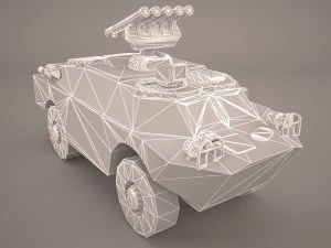 3d russian armoured vehicles 3D Model