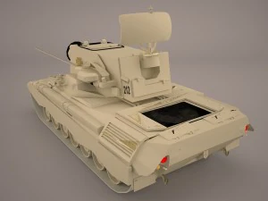 gepard 35mm antiaerian system 3D Model