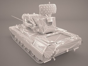 gepard 35mm antiaerian system Modelo 3D