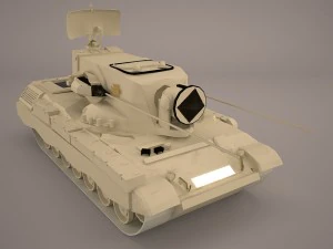 gepard 35mm antiaerian system 3D Model