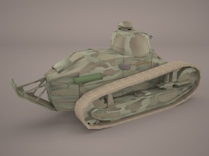 renault ft17 3D Model