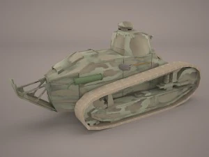 renault ft17 3D Модель