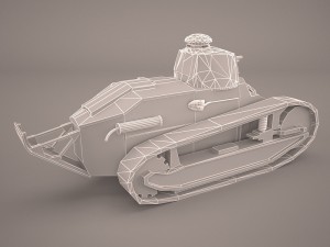 renault ft17 Model 3D