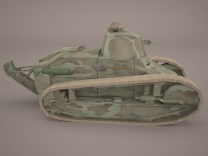 renault ft17 Model 3D