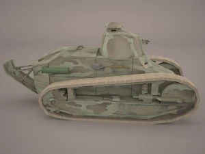 renault ft17 3D Model