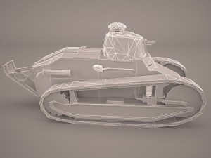 renault ft17 Model 3D
