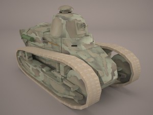 renault ft17 Model 3D