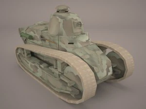 renault ft17 3D Model