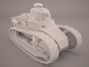 renault ft17 Model 3D