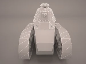 renault ft17 3D Model