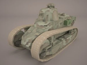renault ft17 3D Model