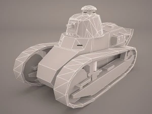 renault ft17 3D Model