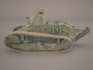 renault ft17 Model 3D