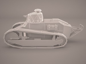 renault ft17 Model 3D