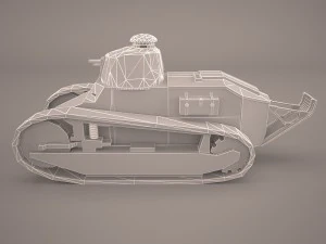 renault ft17 3D Model