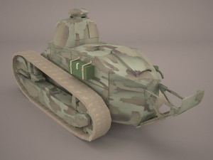 renault ft17 Model 3D