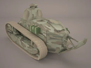 renault ft17 3D Model