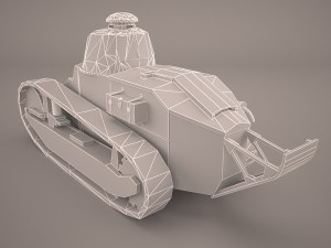 renault ft17 Model 3D