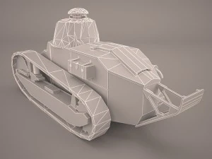 renault ft17 3D Model