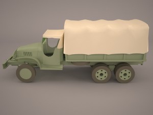 us army truck gmc cckw 353-a 3D-Modell