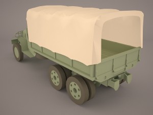 us army truck gmc cckw 353-a 3D-Modell