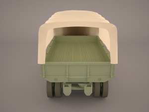 us army truck gmc cckw 353-a 3D-Modell