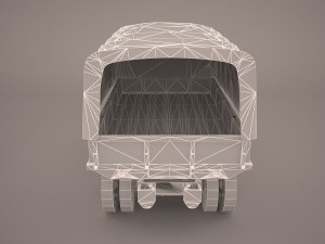 us army truck gmc cckw 353-a 3D-Modell