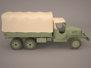 us army truck gmc cckw 353-a 3D-Modell