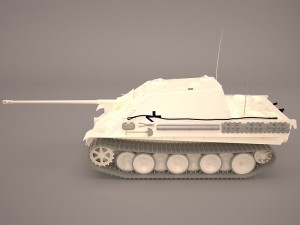 jagdpanther germany wwii tank destroyer Modello 3D