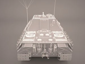 jagdpanther germany wwii tank destroyer 3D Model