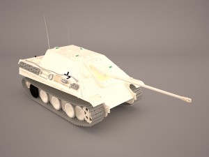 jagdpanther germany wwii tank destroyer Modello 3D