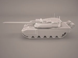 french army tank amx-56 leclerc 3D Model