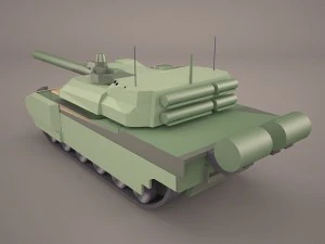 french army tank amx-56 leclerc 3D Model