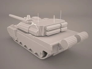 french army tank amx-56 leclerc 3D Model