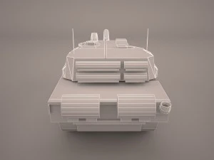 french army tank amx-56 leclerc 3D Model