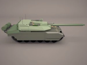 french army tank amx-56 leclerc 3D Model
