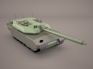 french army tank amx-56 leclerc 3D Модель