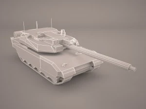 french army tank amx-56 leclerc 3D Model