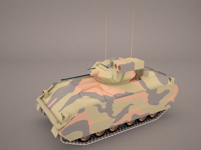 us infantry fighting vehicle bradley m2 3D 模型 .c4d .max .obj .3ds .fbx .stl .blend 