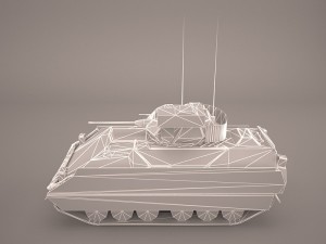 us infantry fighting vehicle bradley m2 3D 模型