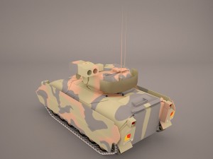 us infantry fighting vehicle bradley m2 3D 模型