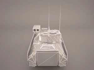 us infantry fighting vehicle bradley m2 3D Model