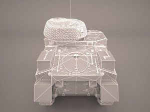 united states wwii m3 grant i medium tank 3D मॉडल
