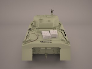 m4a3e2 - sherman - cobra king 3D Модель