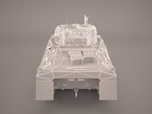 m4a3e2 - sherman - cobra king 3D Модель