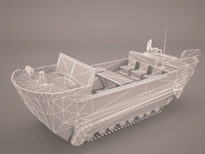 united states wwii m29 weasel snow tractor prime mover 3D Model